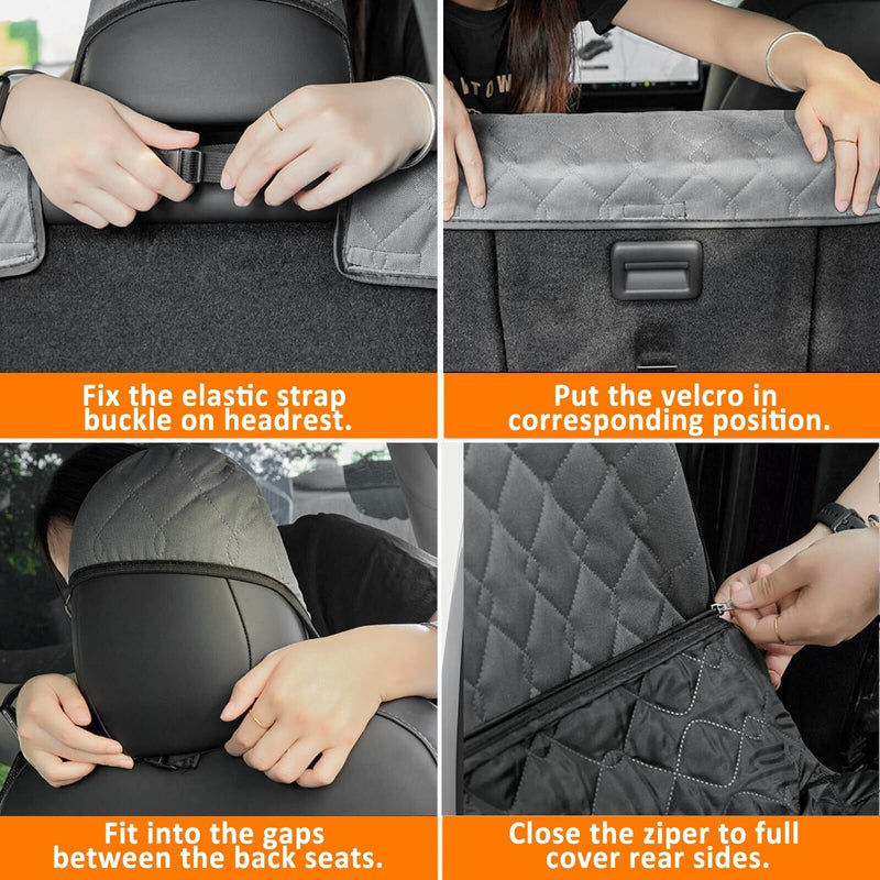 D-Lumina Dog Seat Covers for Tesla Model 3 2018-2023, Model Y 2020-2023, Wate...