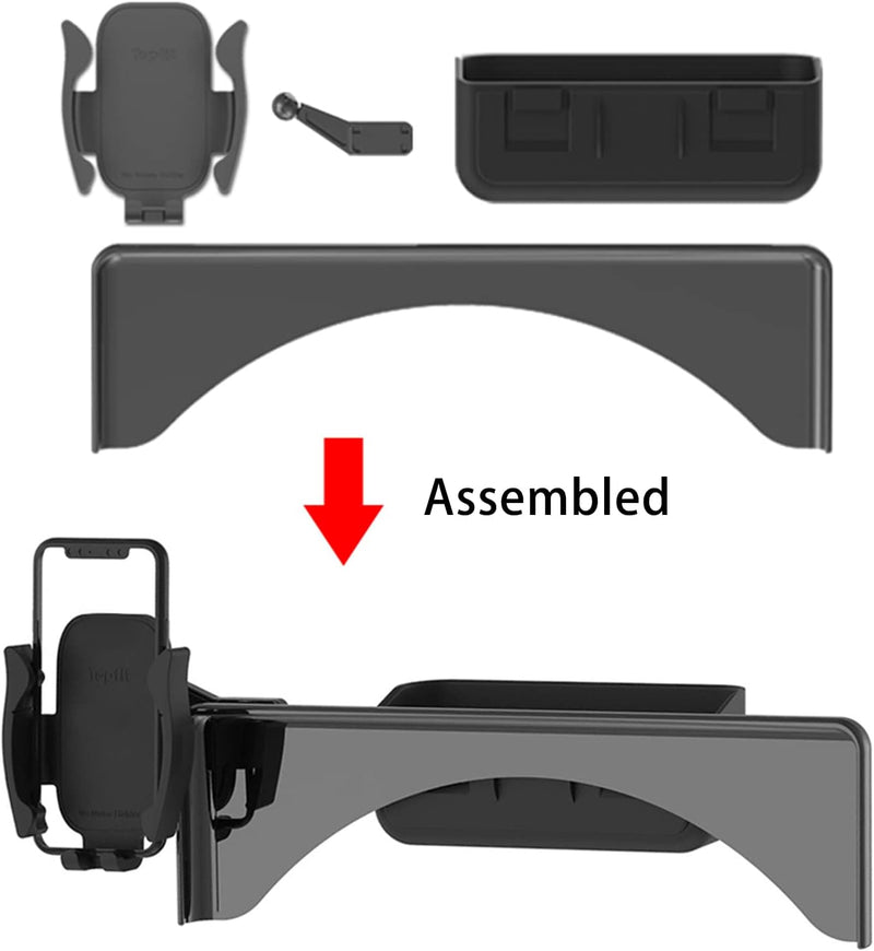 Silicone Phone Holder for Smartphones, Compatible with Tesla Model 3 Model Y