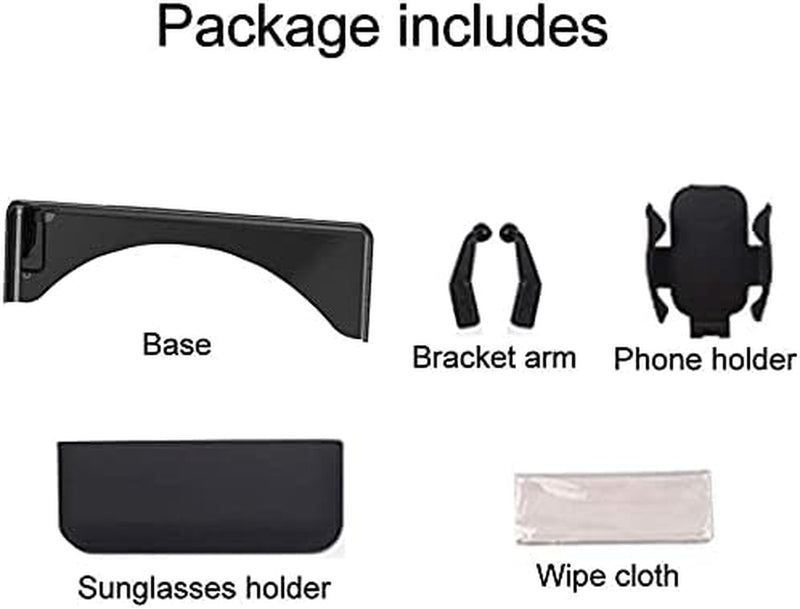 Silicone Phone Holder for Smartphones, Compatible with Tesla Model 3 Model Y
