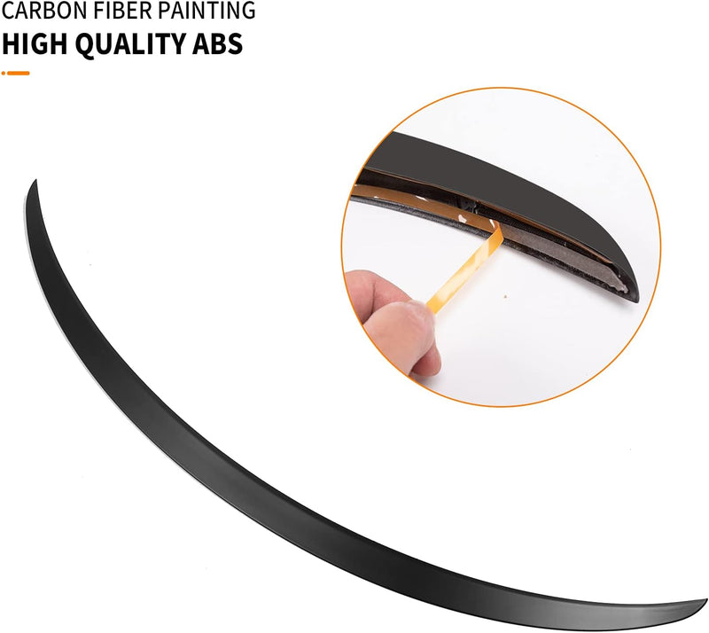 Spoiler Wing Compatible with Tesla Model 3 