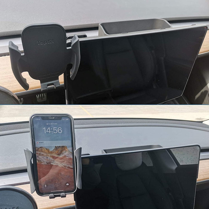 Silicone Phone Holder for Smartphones, Compatible with Tesla Model 3 Model Y