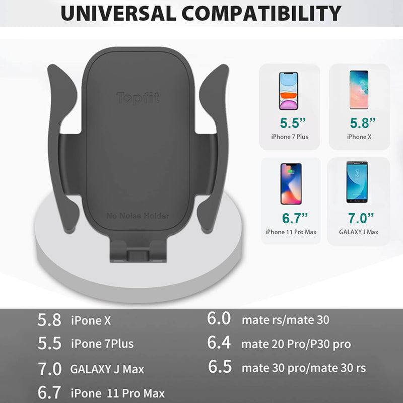 Silicone Phone Holder for Smartphones, Compatible with Tesla Model 3 Model Y